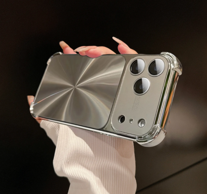 Full-size Shockproof Phone Case with AI button and CD Pattern for iPhone Series