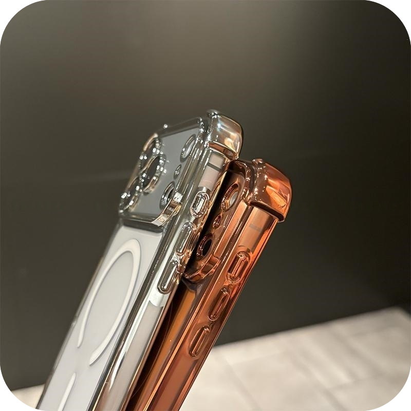 iPhone 17 Corner Airbags Magnetic Shockproof Ice-Clear Case