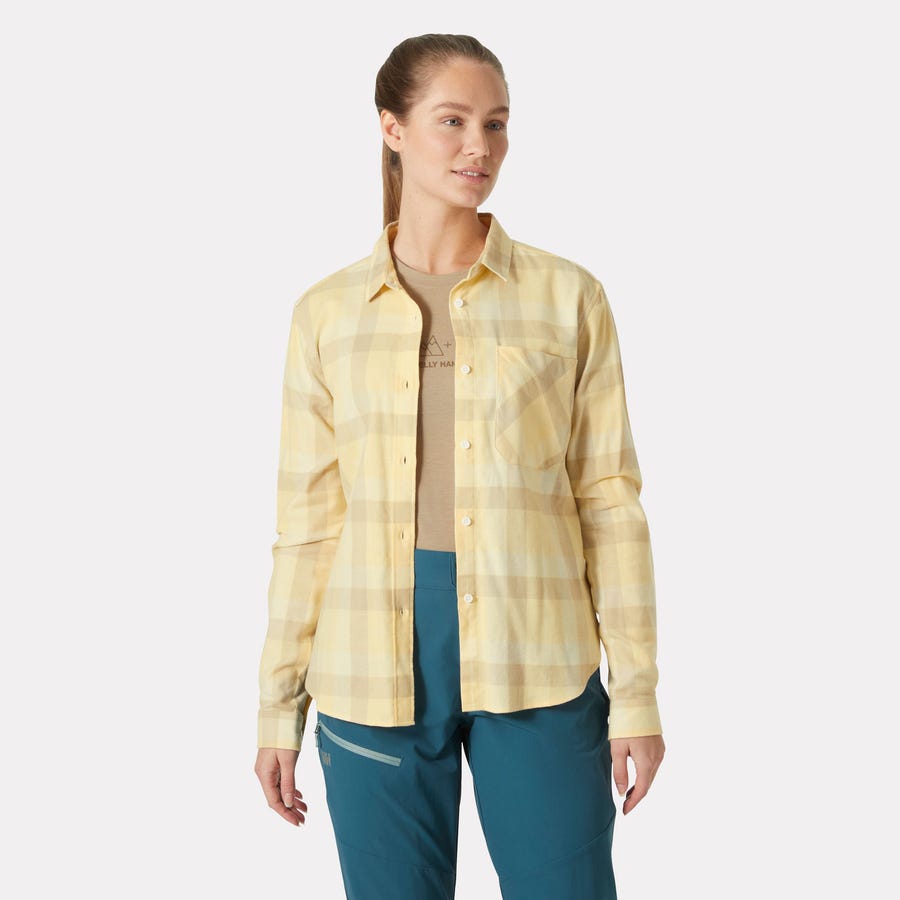 Women's Lokka Organic Flannel Long Sleeve Shirt
