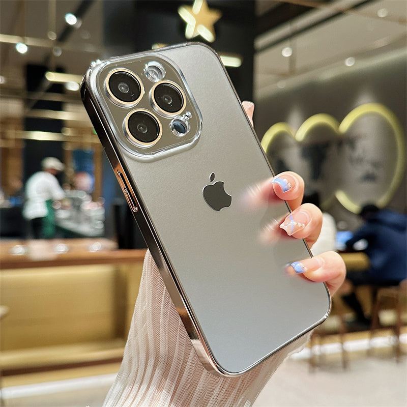 Frosted Glass Phone Case For iPhone