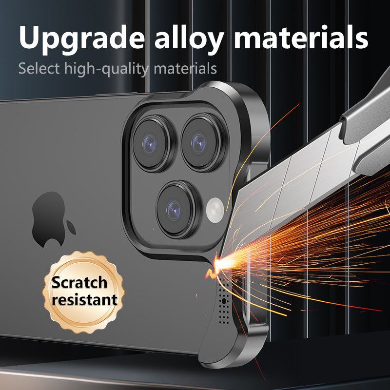 Metal Shaped Aromatherapy Phone Case Designed For iPhone