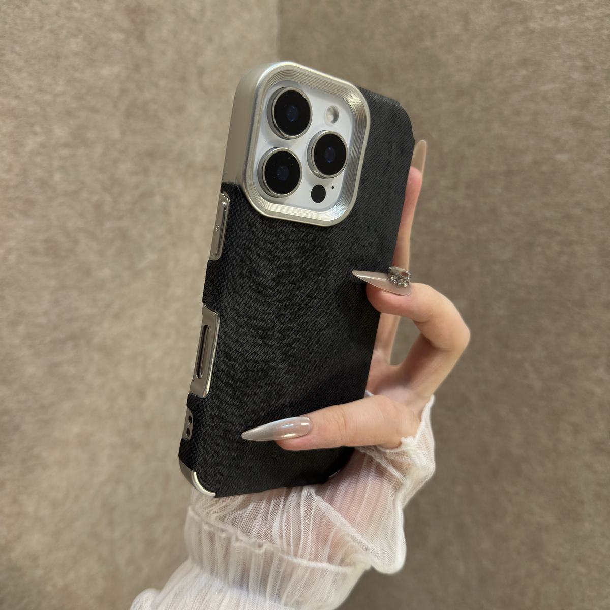 Leather Snow Mountain Pattern Phone Case For iPhone Cases