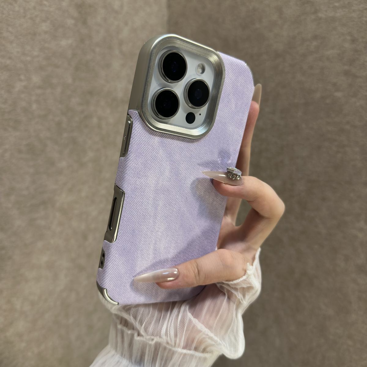 Leather Snow Mountain Pattern Phone Case For iPhone Cases