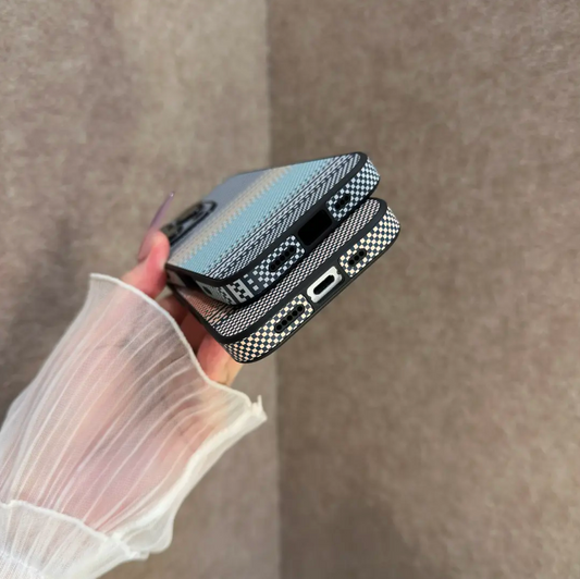 Carbon Fiber Full-cover Mobile Phone Case Suitable for iPhone Series