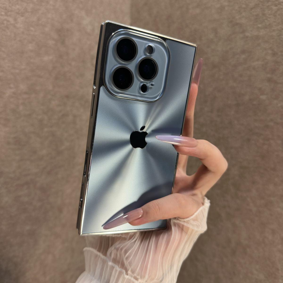 Suitable for iPhone Aurora Lens Holder Mobile Phone Case